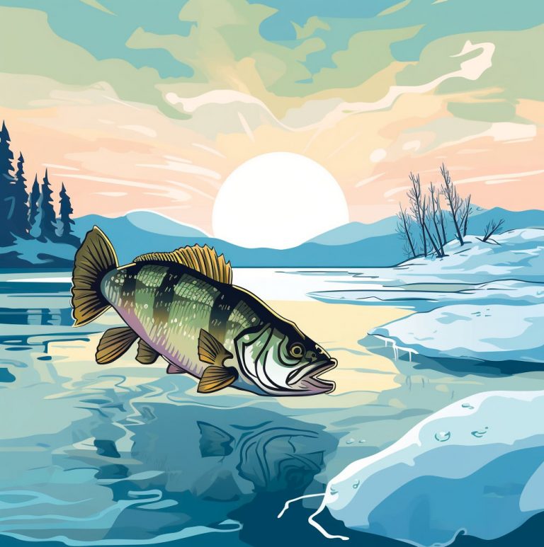 What temperature is too cold for bass?