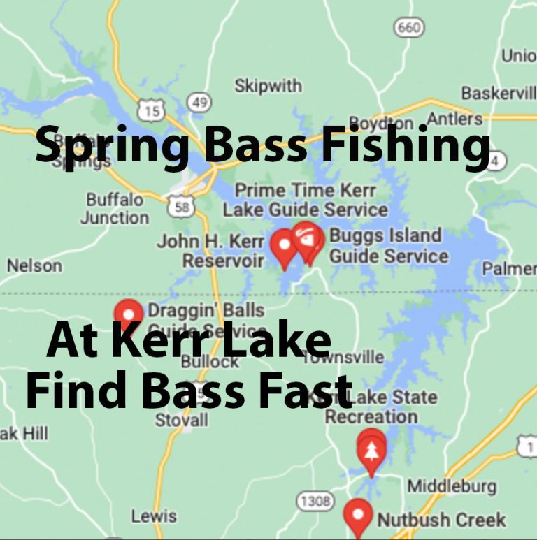 Spring Bass Fishing At Kerr Lake